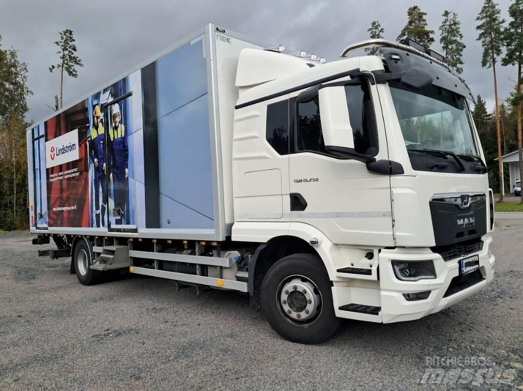 MAN TGM 15.250 ボックスボディー、ウイング、箱車