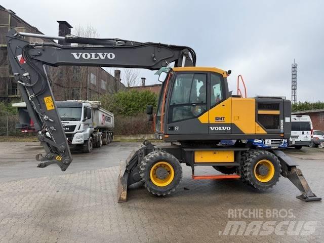 Volvo EW 220 E ホイール式油圧ショベル（パワーショベル・ユンボ・バックホー）