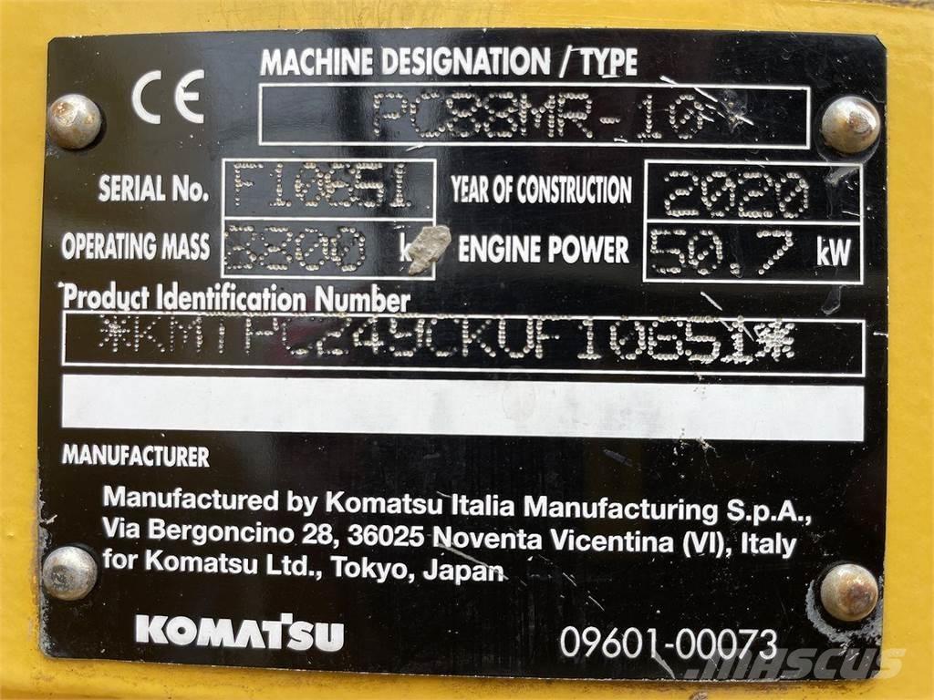 Komatsu PC88MR-10 ホイール式油圧ショベル（パワーショベル・ユンボ・バックホー）