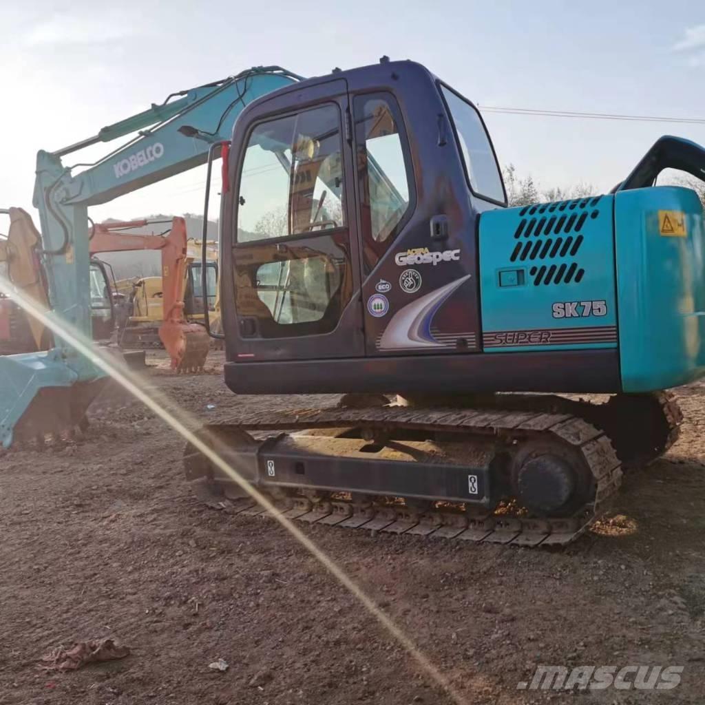 Kobelco SK75-8 中型油圧ショベル 7ｔ-12ｔ（ユンボ・パワーショベル・バックホー）