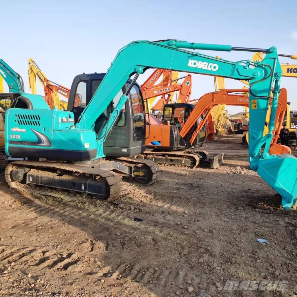 Kobelco SK75-8 中型油圧ショベル 7ｔ-12ｔ（ユンボ・パワーショベル・バックホー）