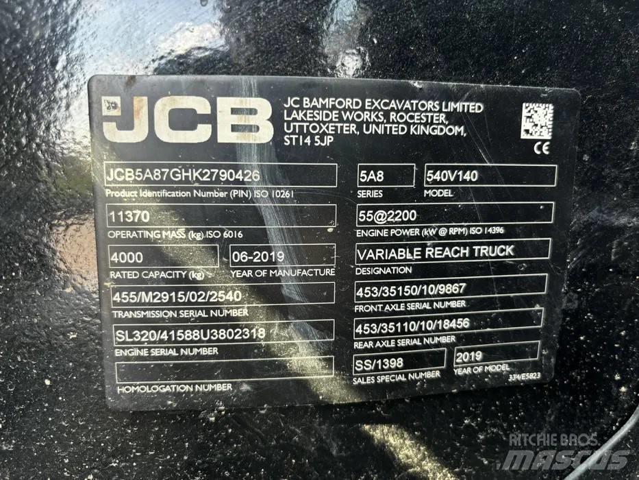 JCB 540-140 テレスコーピックハンドラー