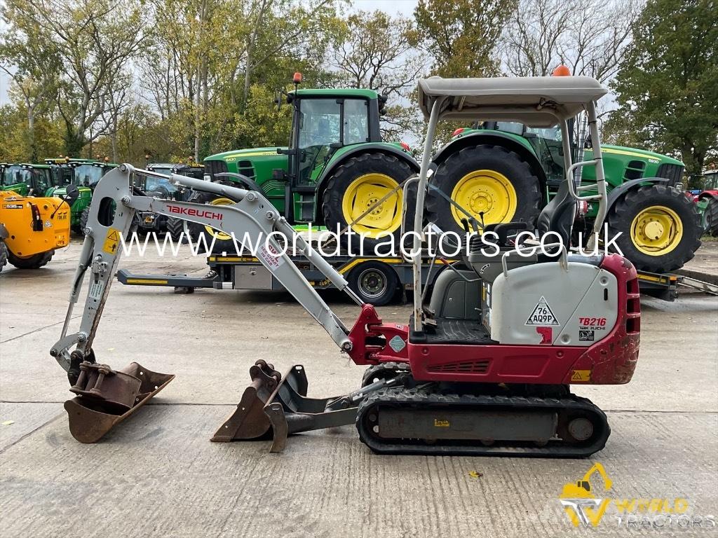 Takeuchi TB 216 ミニ油圧ショベル 7t以下（ミニユンボ・ミニディガー）