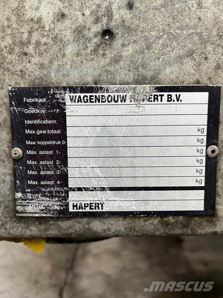 Hapert LF2 車両運搬用トレーラー