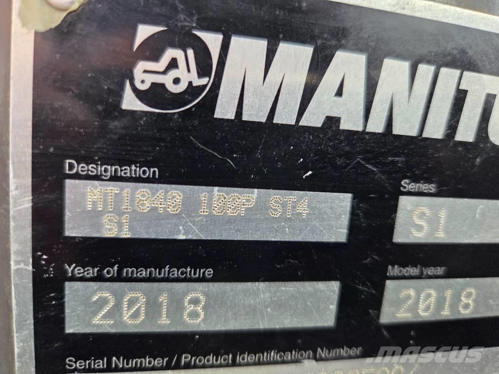 Manitou MT 1840 テレスコーピックハンドラー