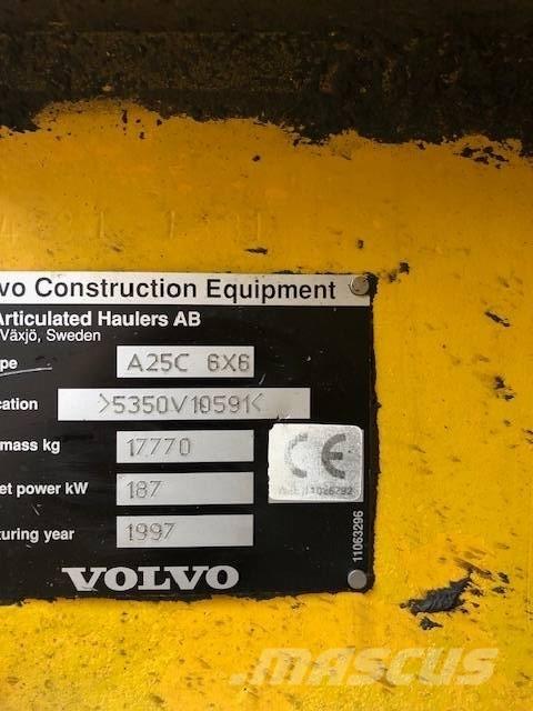 Volvo A 25 C アーティキュレート式ダンプトラック