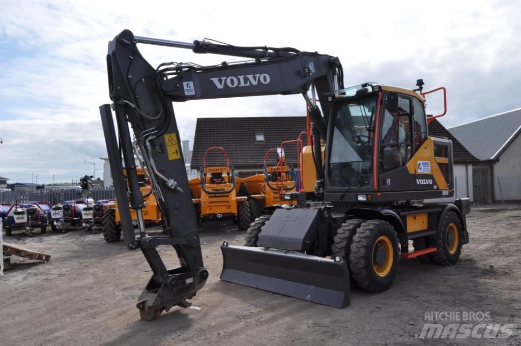 Volvo EWR 170 ホイール式油圧ショベル（パワーショベル・ユンボ・バックホー）
