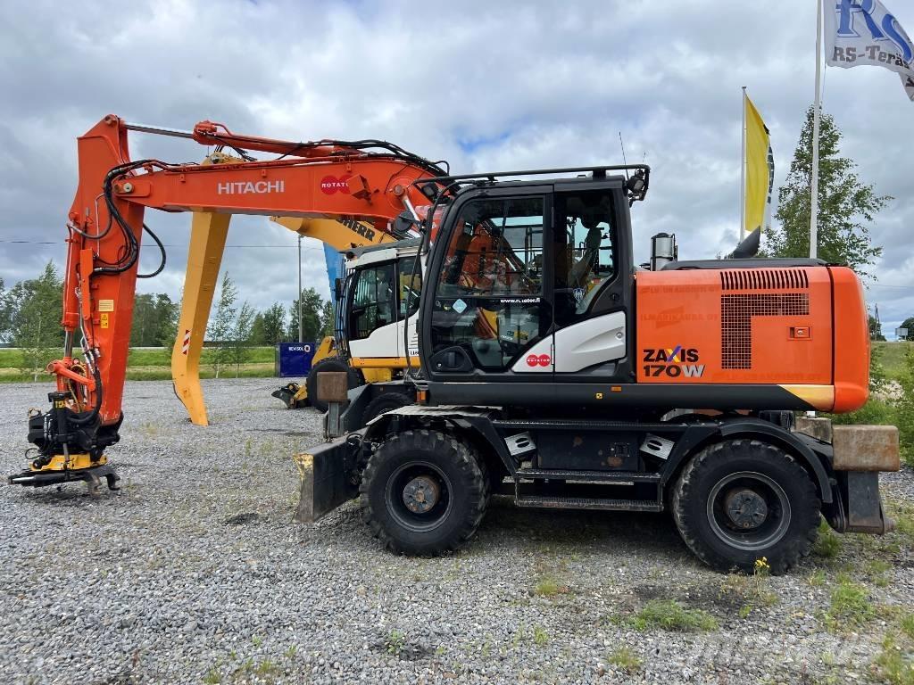 Hitachi ZX 170W-5B ホイール式油圧ショベル（パワーショベル・ユンボ・バックホー）