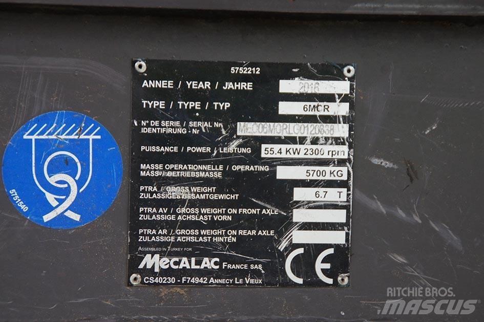 Mecalac 6 MCR 大型油圧ショベル12t以上（パワーショベル・ユンボ）