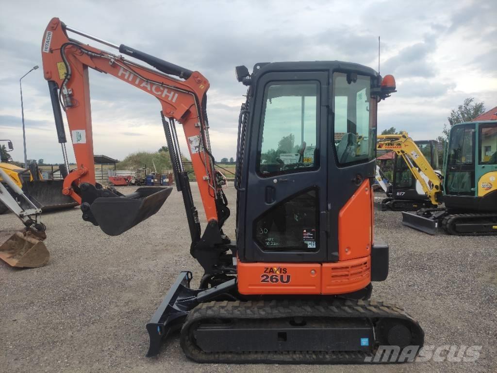 Hitachi ZX 26 U-6 ミニ油圧ショベル 7t以下（ミニユンボ・ミニディガー）