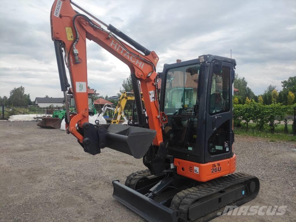 Hitachi ZX 26 U-6 ミニ油圧ショベル 7t以下（ミニユンボ・ミニディガー）