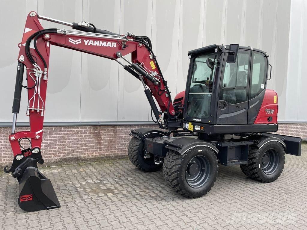 Yanmar B75W ホイール式油圧ショベル（パワーショベル・ユンボ・バックホー）