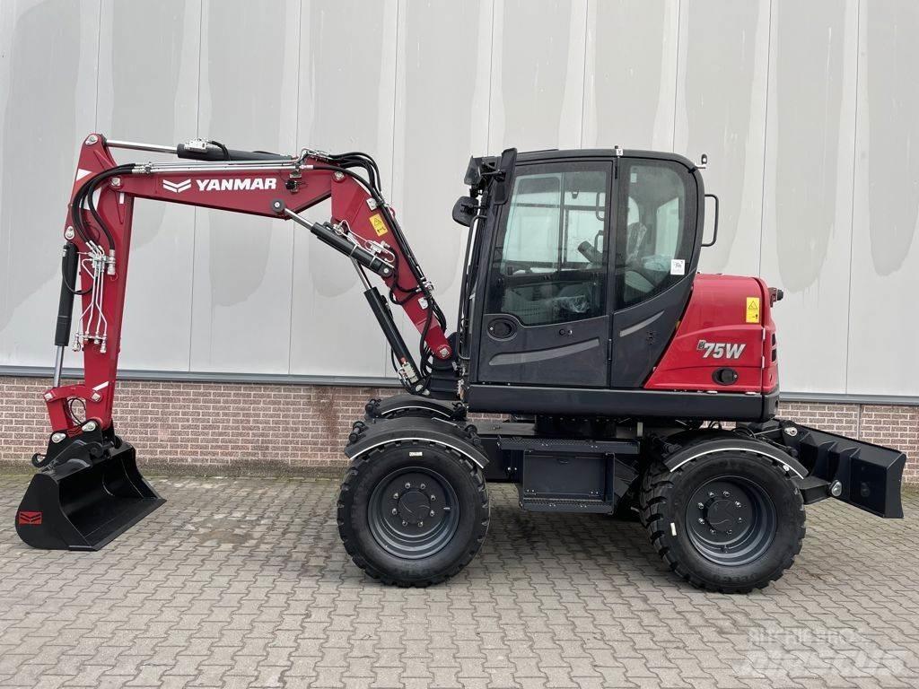 Yanmar B75W ホイール式油圧ショベル（パワーショベル・ユンボ・バックホー）