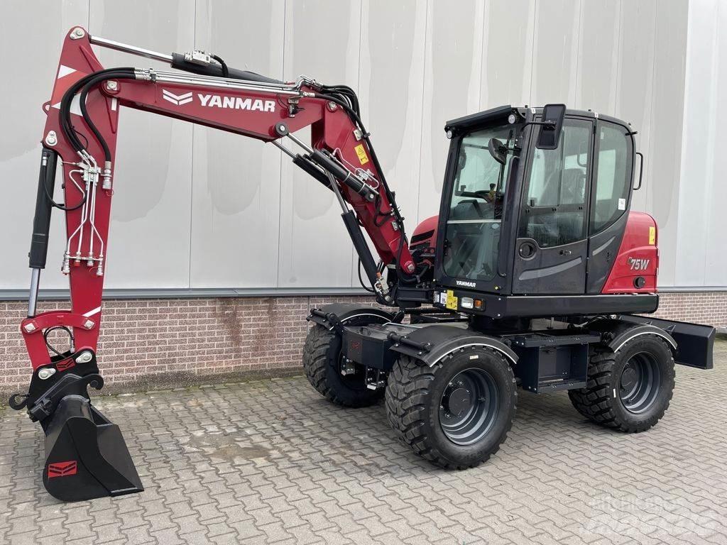 Yanmar B75W ホイール式油圧ショベル（パワーショベル・ユンボ・バックホー）