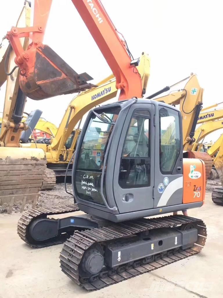 Hitachi zx70 中型油圧ショベル 7ｔ-12ｔ（ユンボ・パワーショベル・バックホー）