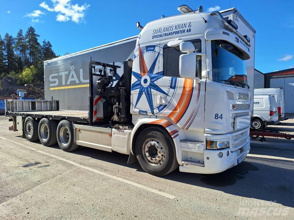 Scania G490 LB8x4*4 クレーントラック、ユニック車