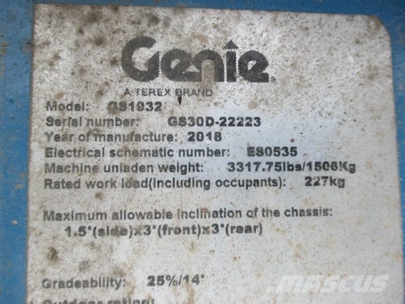Genie GS 1932 シザースリフト