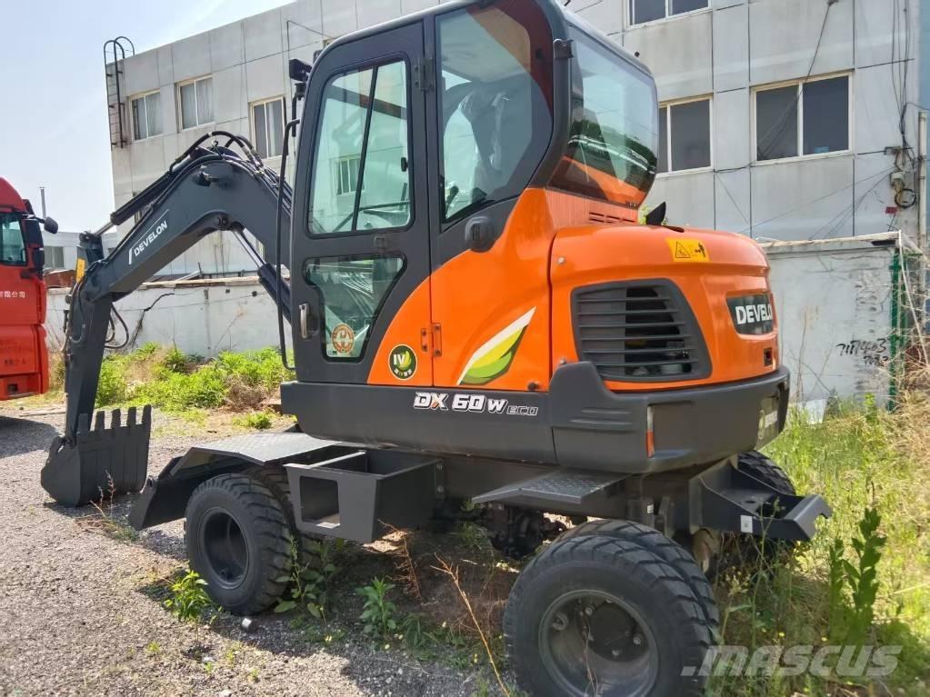 Develon DX60W ECO ホイール式油圧ショベル（パワーショベル・ユンボ・バックホー）