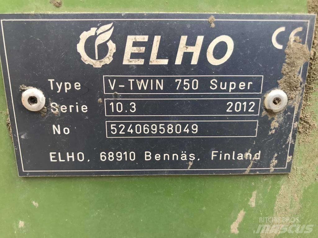 Elho V-Twin 750 S ウィンドローア/レーキ