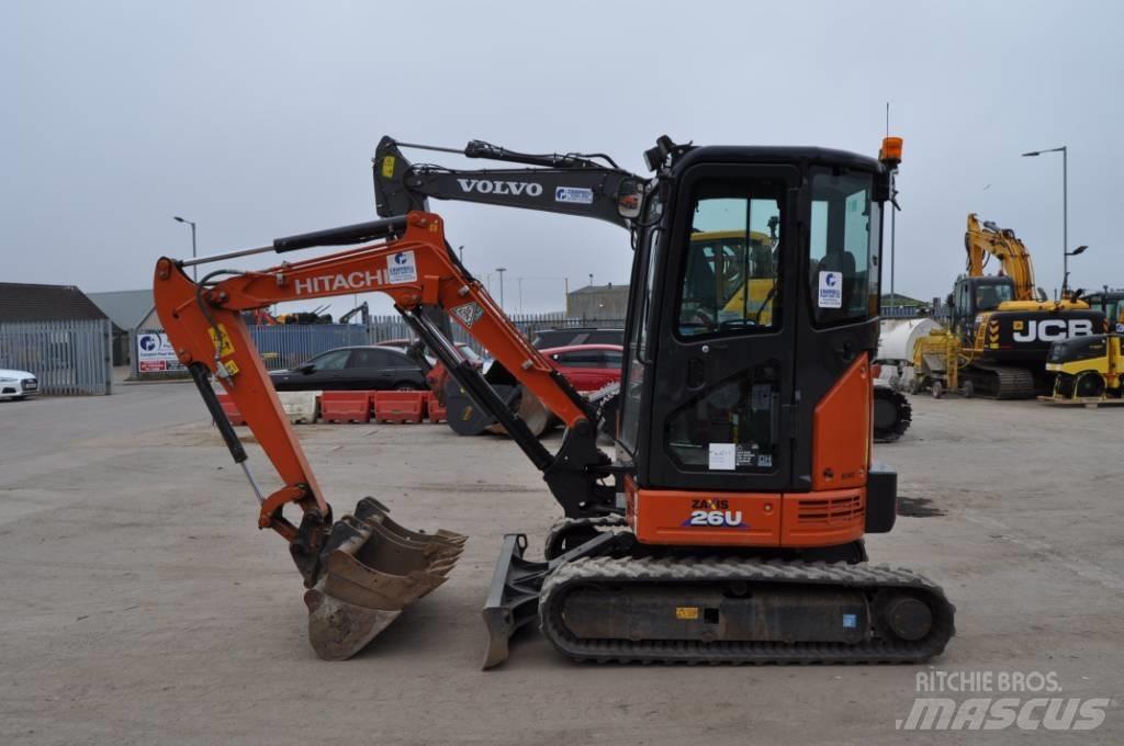 Hitachi ZX 26 U-6 ミニ油圧ショベル 7t以下（ミニユンボ・ミニディガー）