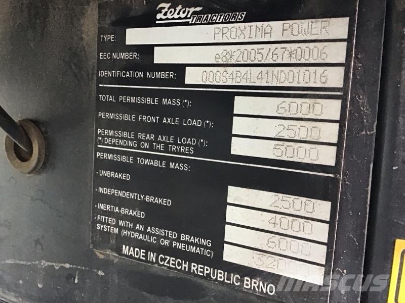 Zetor Proxima 120 トラクター