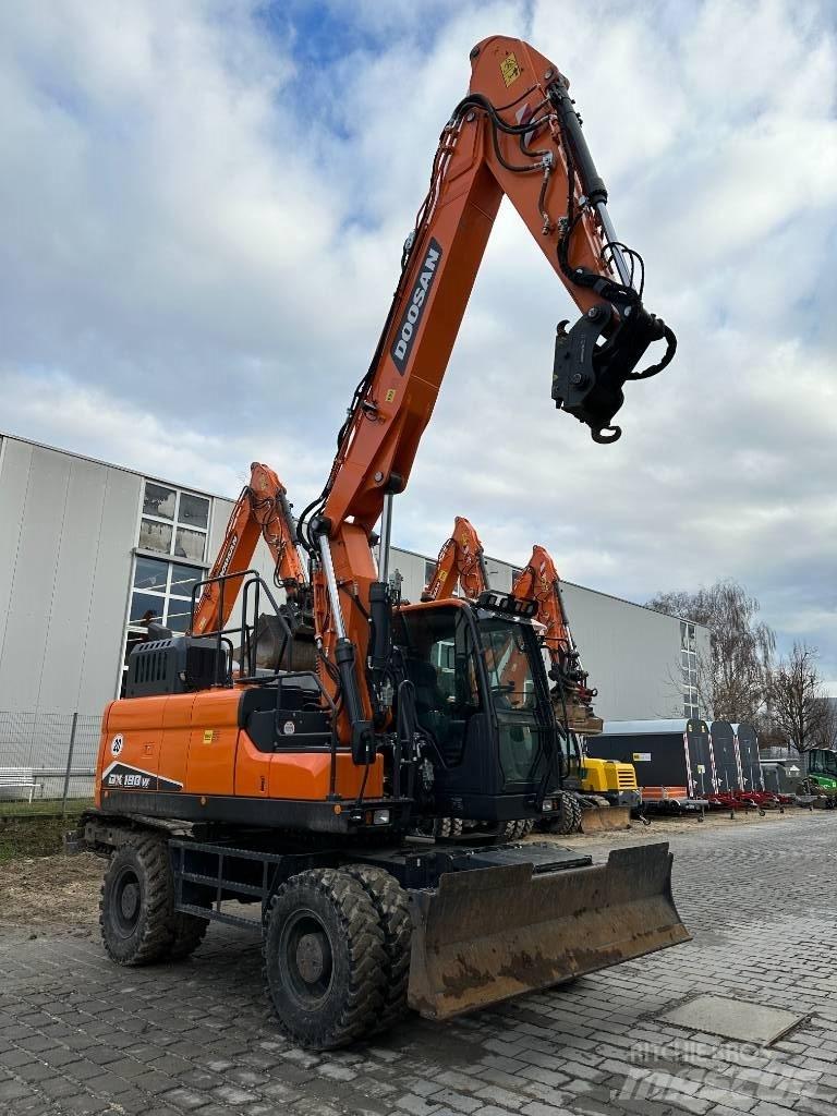 Doosan DX 190 W-7 ホイール式油圧ショベル（パワーショベル・ユンボ・バックホー）