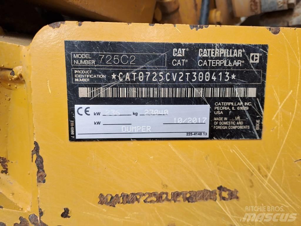 CAT 725C2 アーティキュレート式ダンプトラック