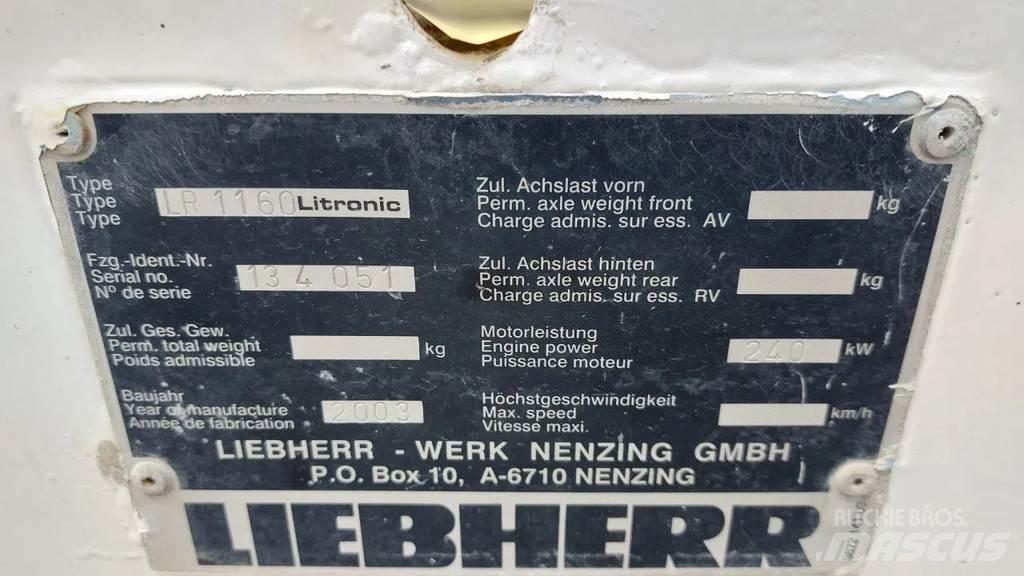 Liebherr LR 1160 クローラクレーン