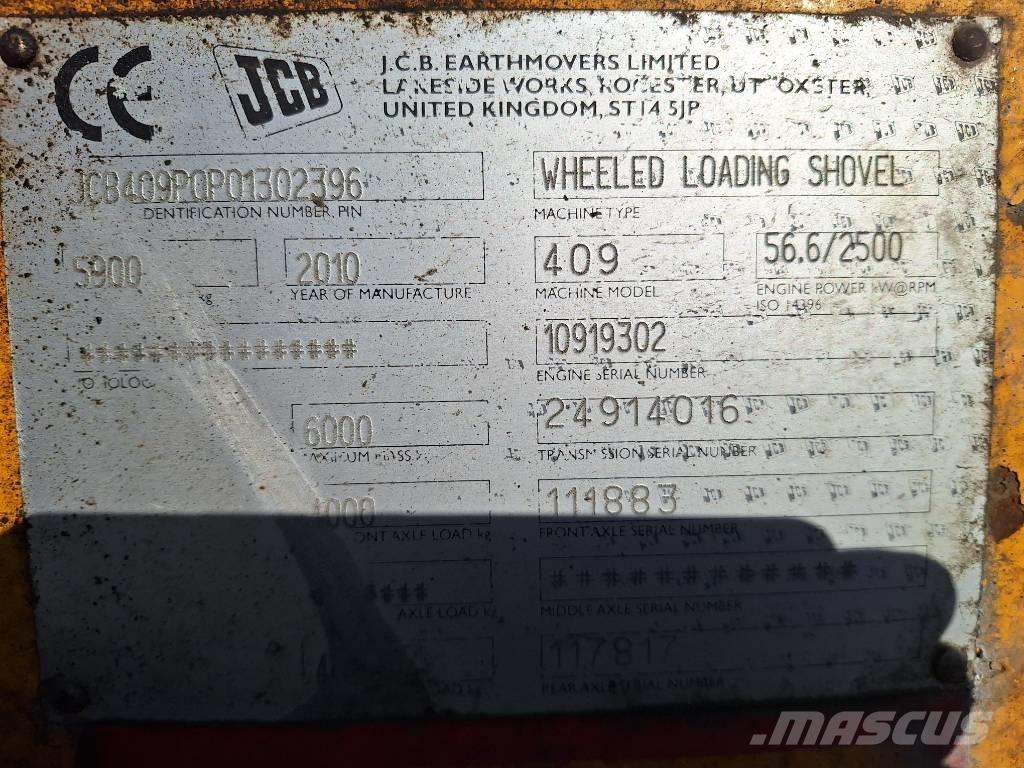 JCB 409 ホイールローダー・タイヤショベル
