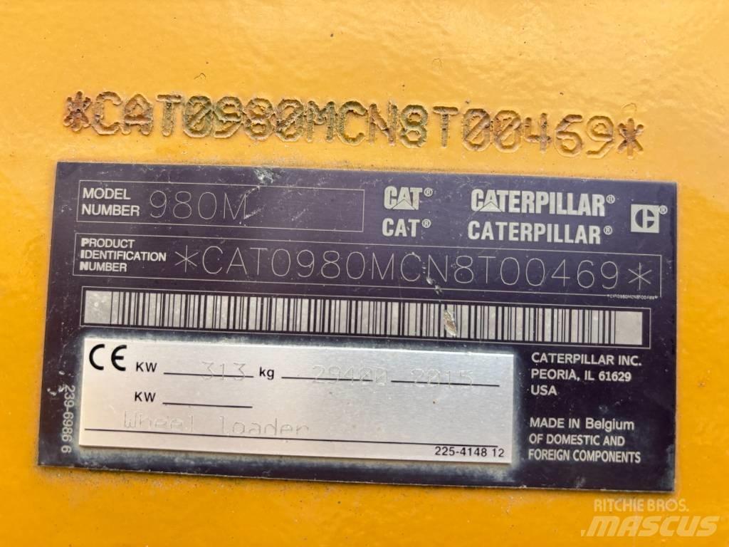 CAT 980 M ホイールローダー・タイヤショベル