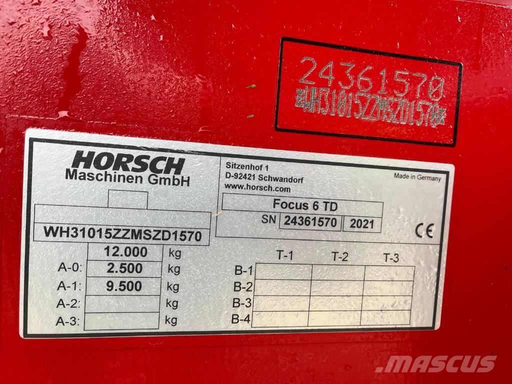 Horsch Focus 6 TD ドリル