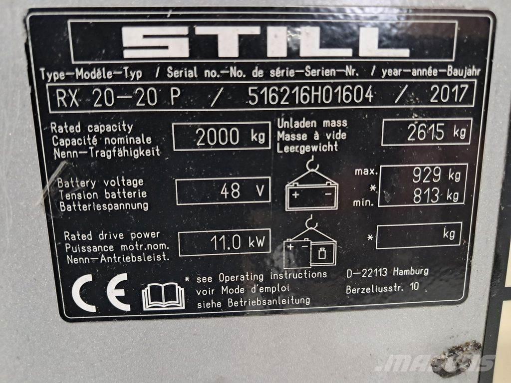 Still RX 20-20 P バッテリーフォークリフト