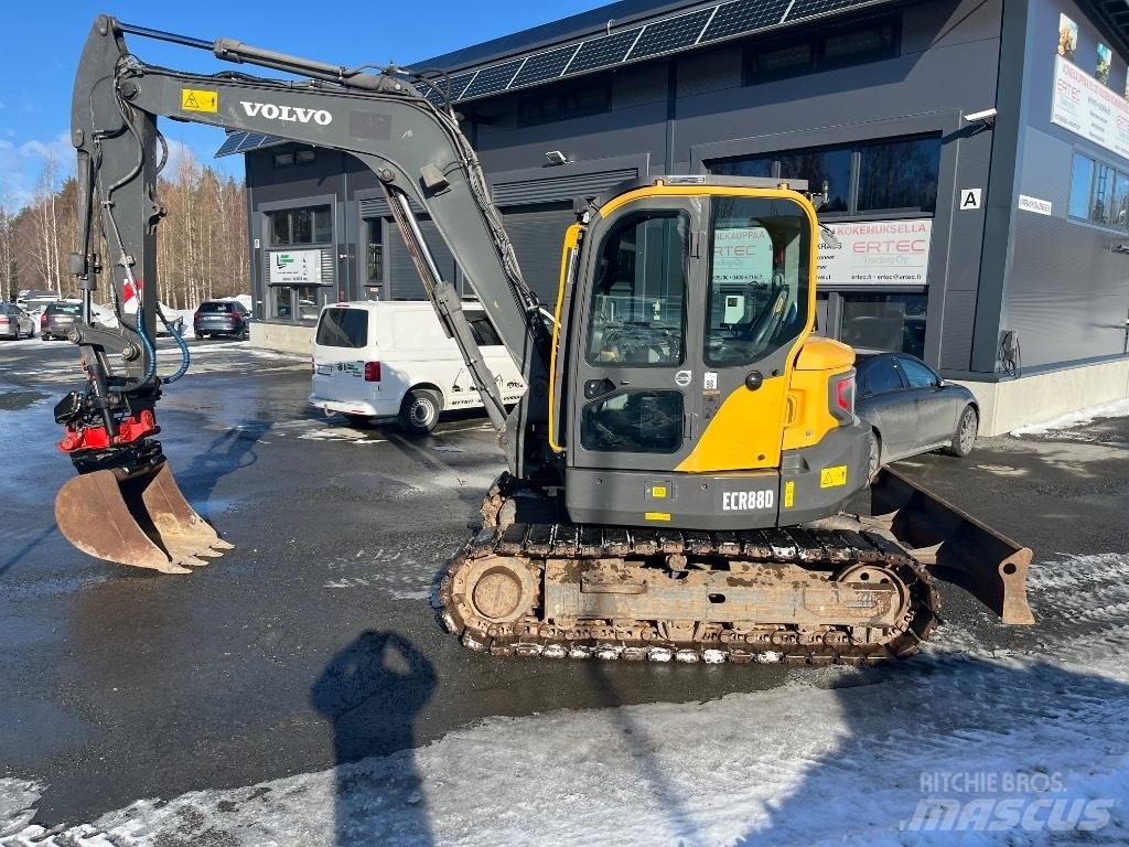 Volvo ECR 88 D 中型油圧ショベル 7ｔ-12ｔ（ユンボ・パワーショベル・バックホー）
