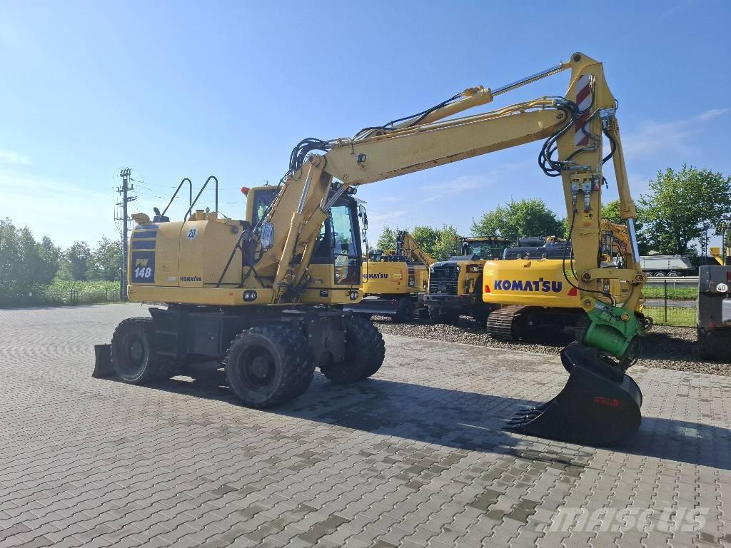 Komatsu PW 148-10 ホイール式油圧ショベル（パワーショベル・ユンボ・バックホー）
