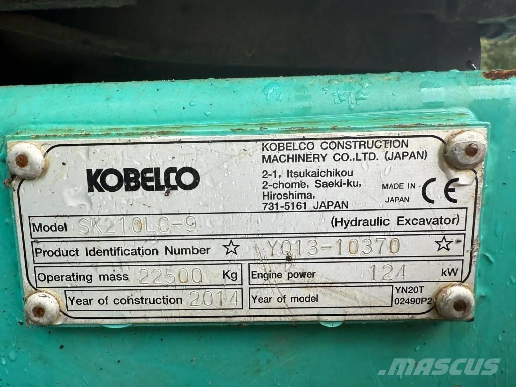 Kobelco SK 210 LC-9 大型油圧ショベル12t以上（パワーショベル・ユンボ）