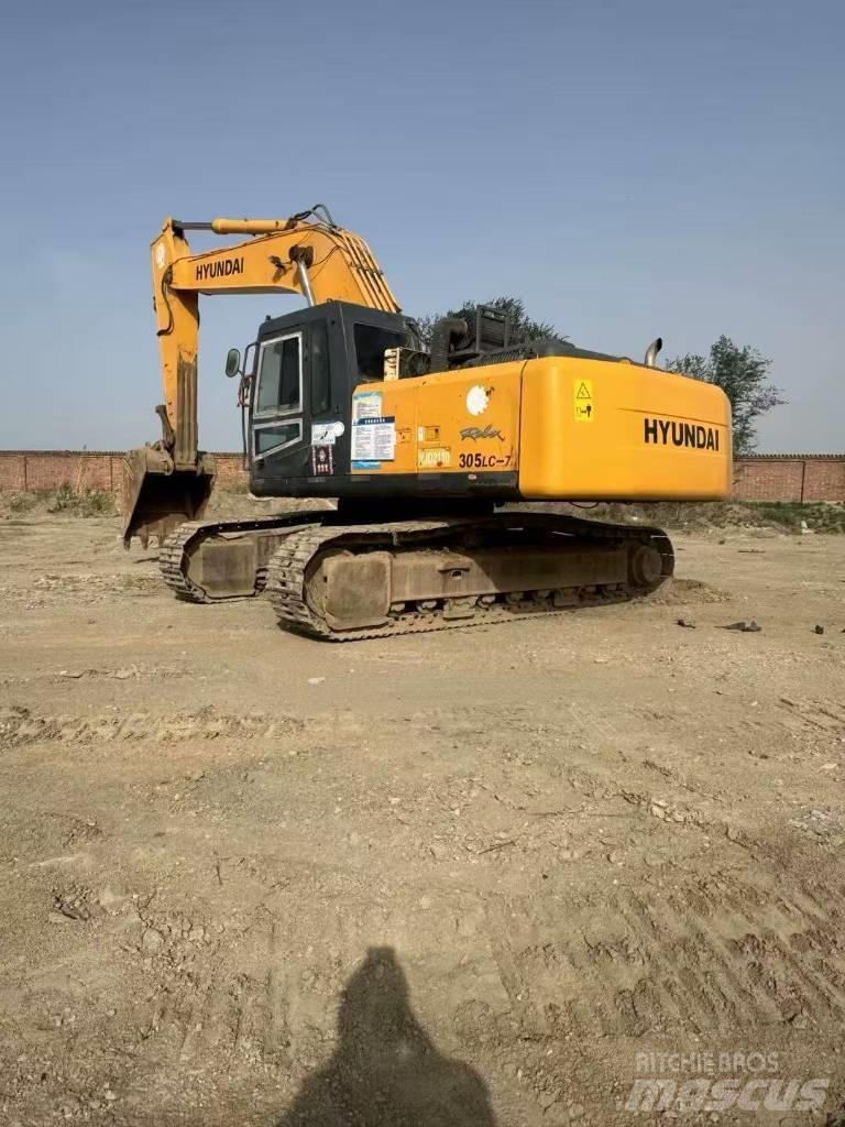 Hyundai R305lc-7 大型油圧ショベル12t以上（パワーショベル・ユンボ）