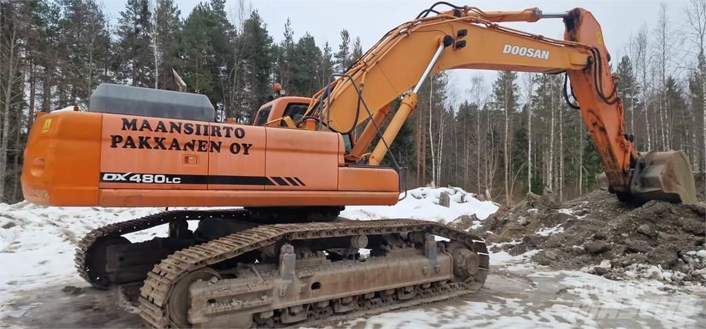 Doosan DX 480 LC 大型油圧ショベル12t以上（パワーショベル・ユンボ）