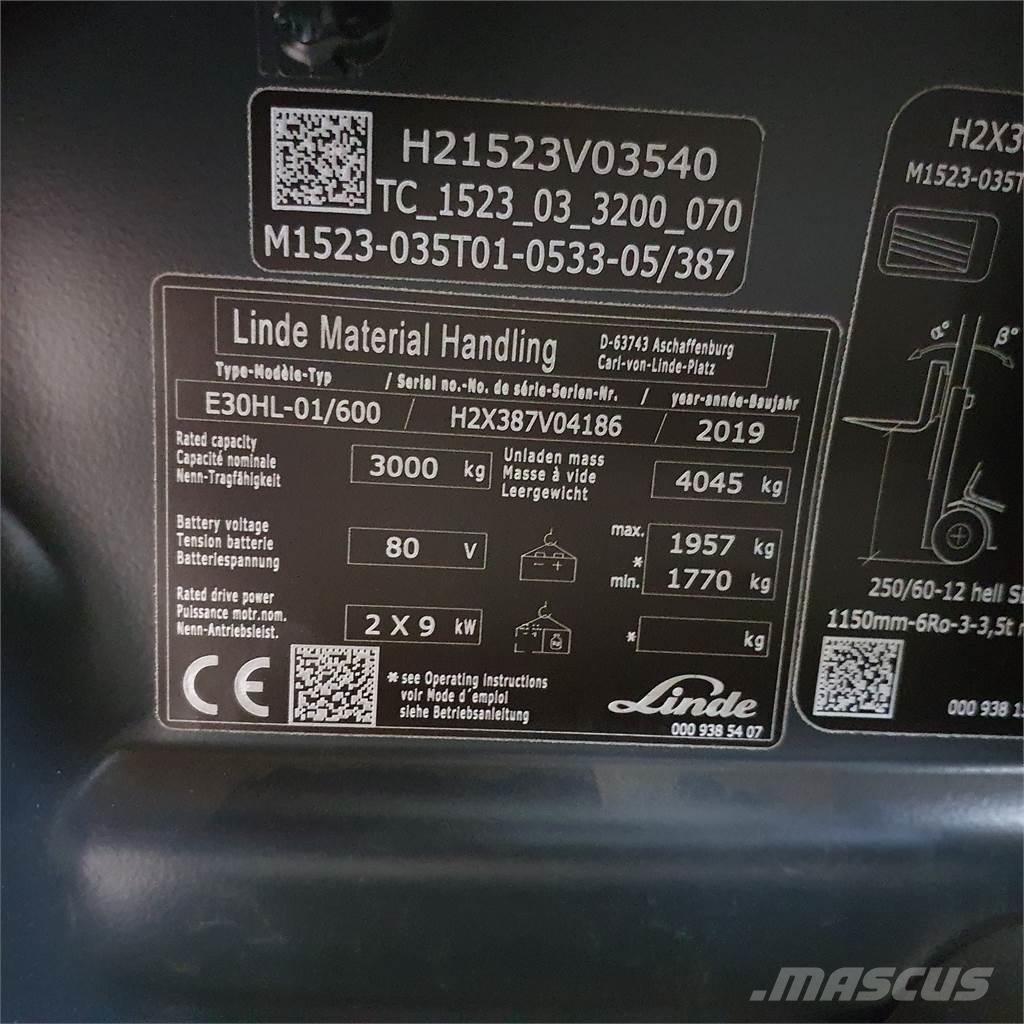 Linde #N/A バッテリーフォークリフト