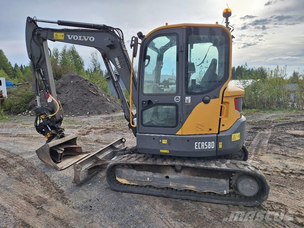 Volvo ECR 58 D ミニ油圧ショベル 7t以下（ミニユンボ・ミニディガー）
