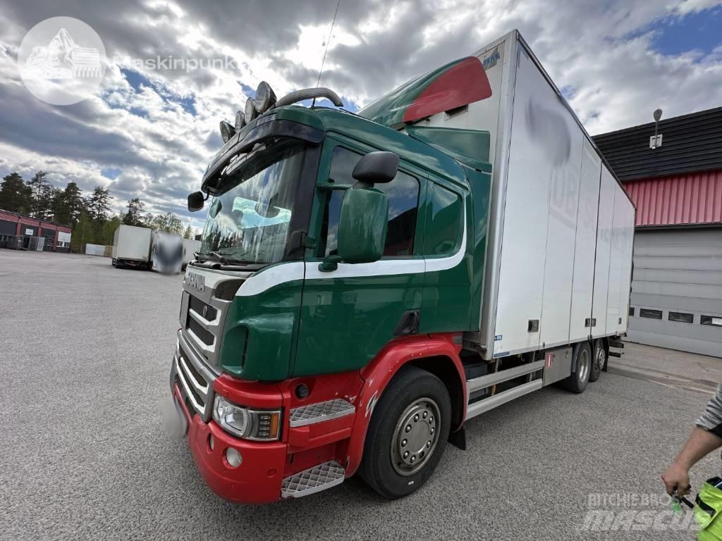 Scania P 450 LB ボックスボディー、ウイング、箱車