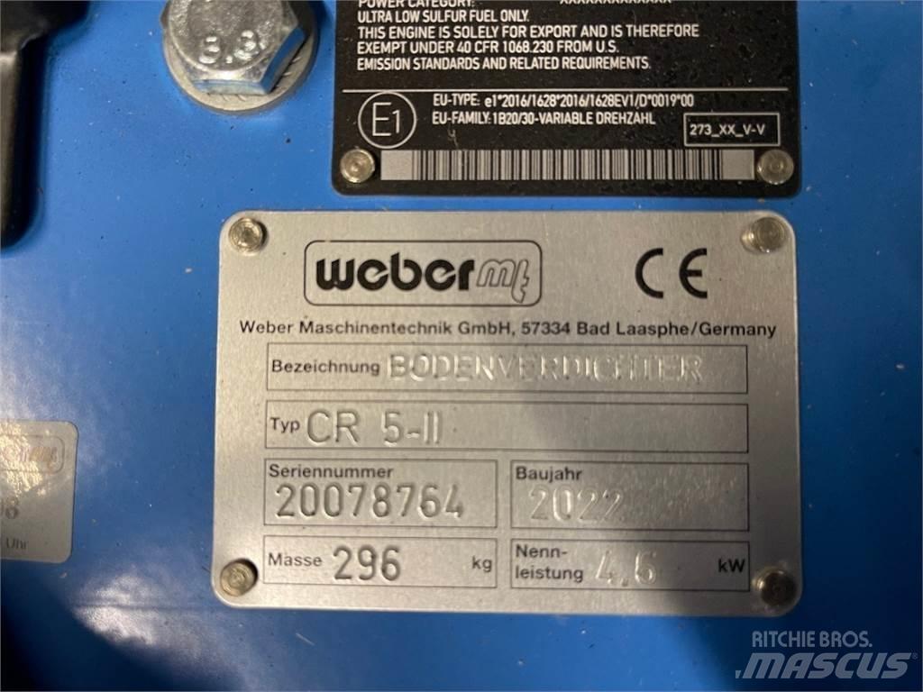 Weber CR5-II プレートコンパクター