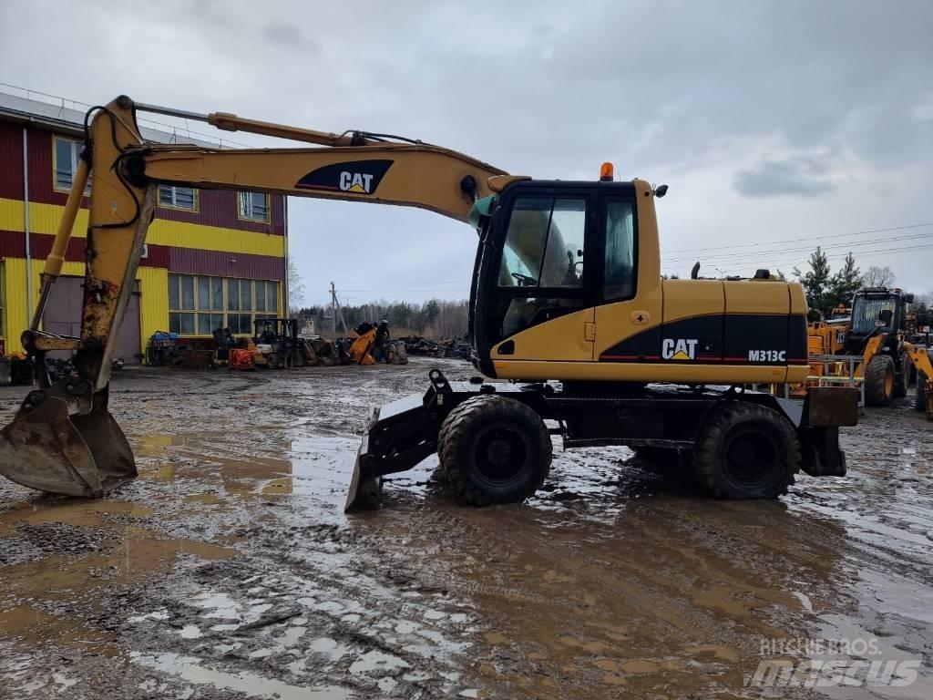 CAT M 313 C ホイール式油圧ショベル（パワーショベル・ユンボ・バックホー）