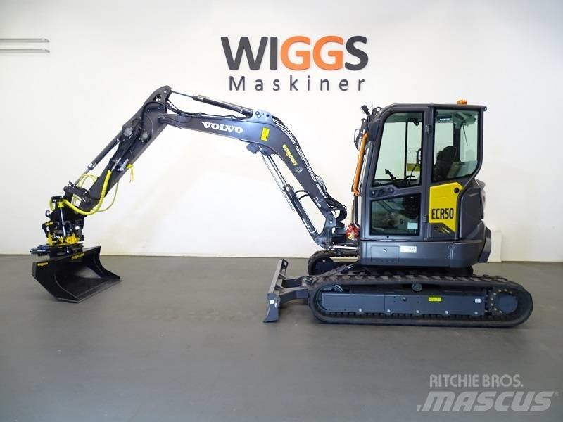 Volvo ECR50F ミニ油圧ショベル 7t以下（ミニユンボ・ミニディガー）