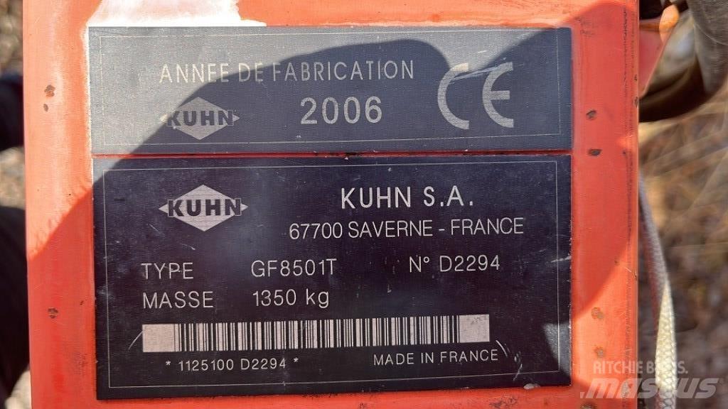 Kuhn GF 8501 T テッダー・テッダーレーキ