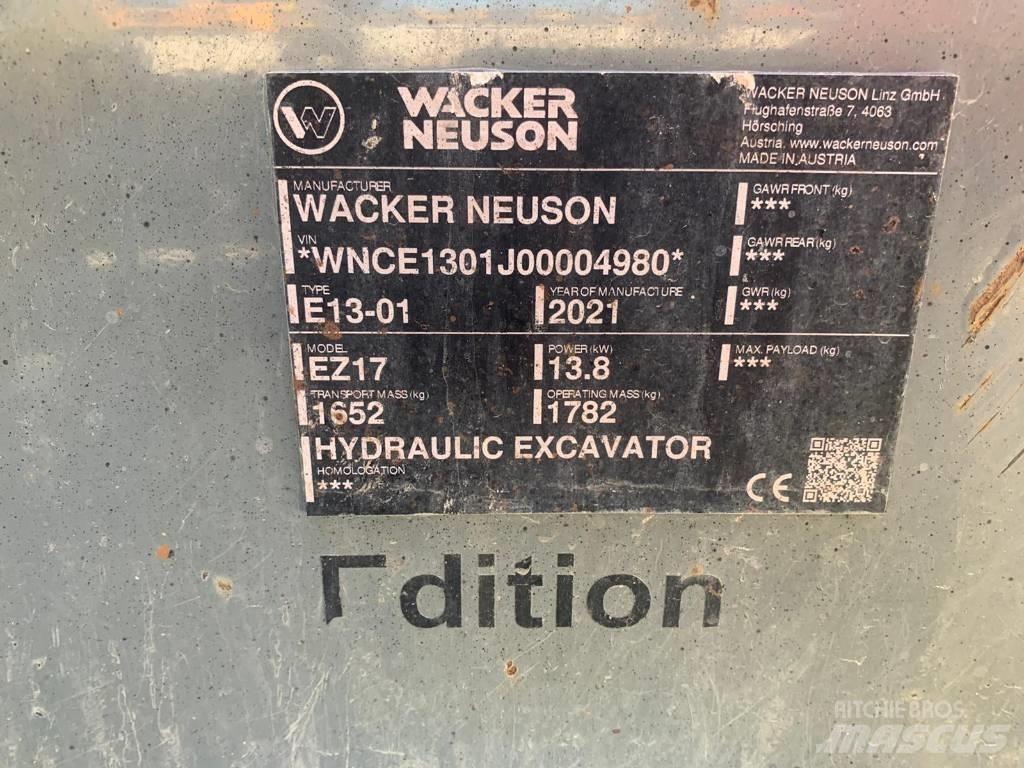 Wacker Neuson EZ 17 ミニ油圧ショベル 7t以下（ミニユンボ・ミニディガー）