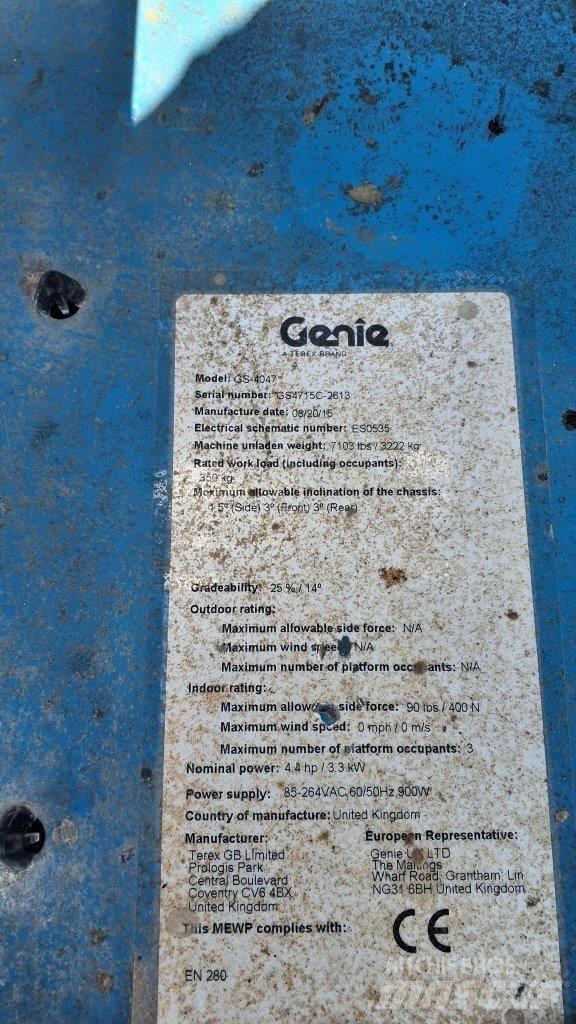 GENIE GS4047 シザースリフト