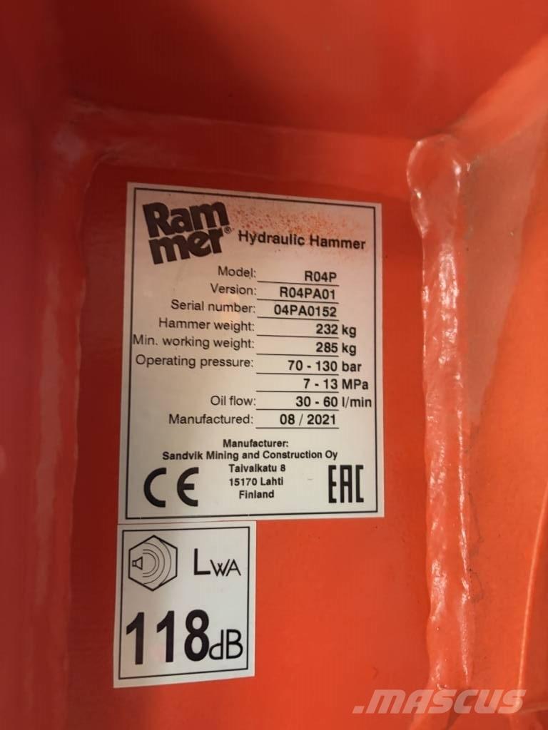 Rammer R04P ハンマー／ブレーカ