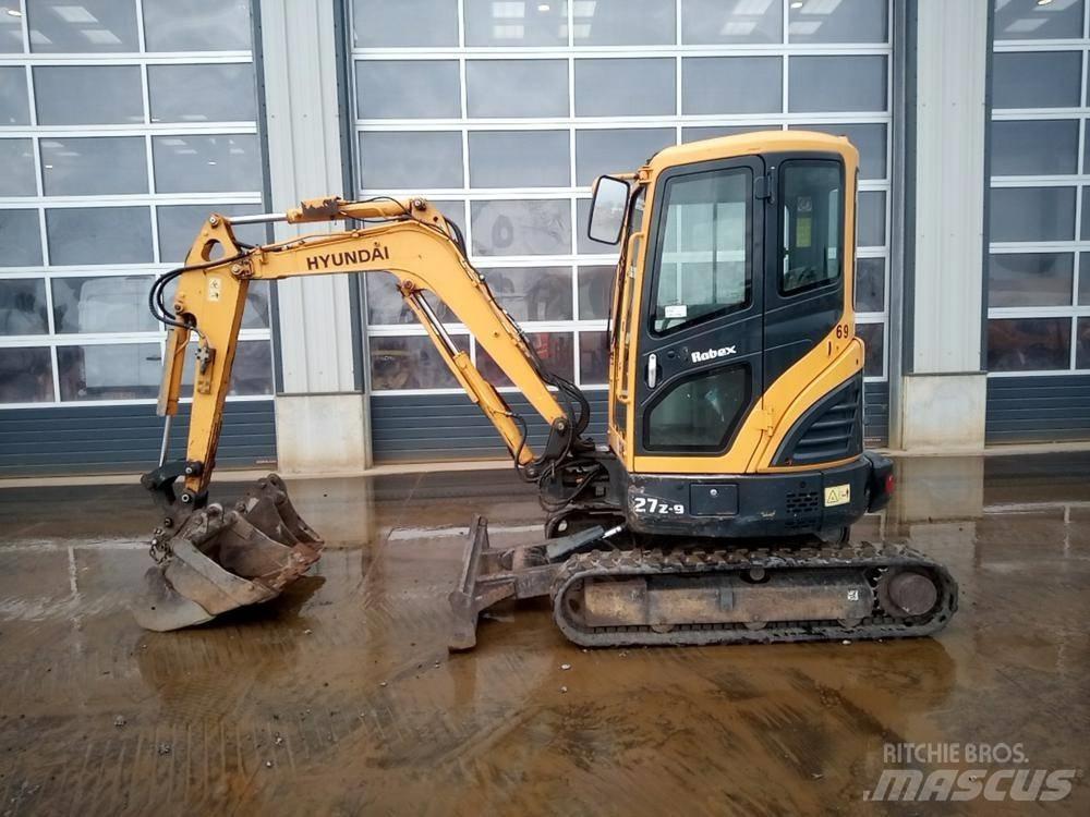 Hyundai Robex 27Z-9 ミニ油圧ショベル 7t以下（ミニユンボ・ミニディガー）