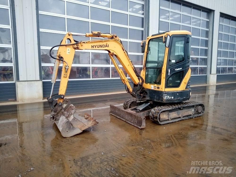 Hyundai Robex 27Z-9 ミニ油圧ショベル 7t以下（ミニユンボ・ミニディガー）