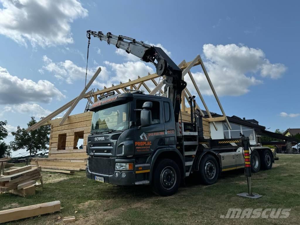 Scania P 460 ケーブルリフト着脱式トラック